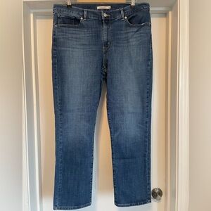 Levi's Blue Straight Leg Jeans Classic Style